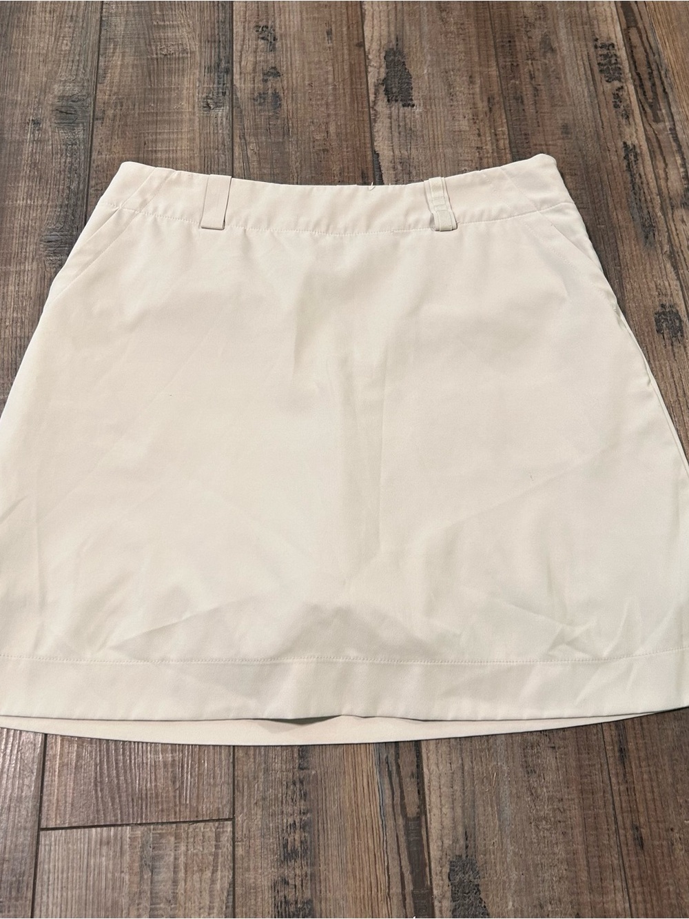 Nike Golf Women’s Khaki Skirt Skort Dri-FIT Stretch Size 6 Pockets Performance